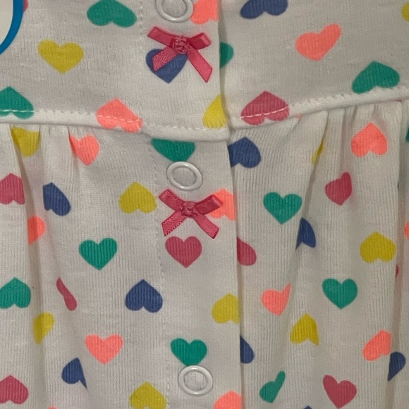 Carter's Heart Print Baby Dress - Picture 2 of 7